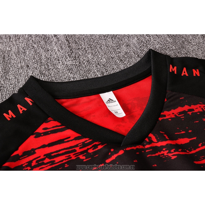 Chandal del Manchester United Manga Corta 2020-2021 Rojo